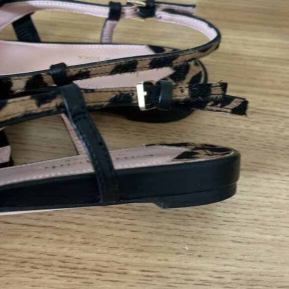 Kate Spade Womens Maritza Pointed Toe Calf Hair Slingback Flats Size 6.5 - Picture 7 of 13